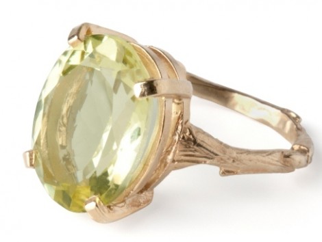 Chupi ring gold BITW lemon quartz €119